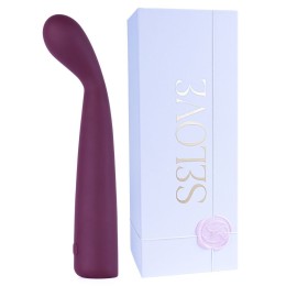 Фиолетовый изогнутый вибратор Selove TouchBend SE100 - 17,5 см.