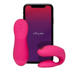Розовый вибратор для пар We-Vibe Chorus Pro