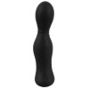Черная анальная пробка с вибрацией, вращением и пультом ДУ RC Butt Plug with 2 Functions