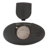 Черная анальная вибропробка с функцией расширения RC Butt Plug with 3 functions