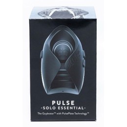Черный инновационный мужской вибратор PULSE SOLO ESSENTIAL