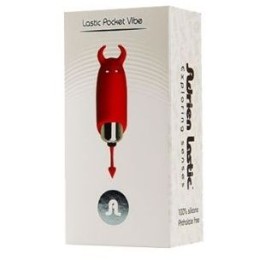 Красный вибростимулятор Devol Mini Vibrator - 8,5 см.