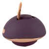 Фиолетовый вращающийся массажёр для вульвы Rotating Vulva Massager