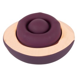 Фиолетовый вращающийся массажёр для вульвы Rotating Vulva Massager