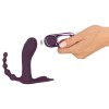 Фиолетовый вибратор для ношения в трусиках ARIVA RC Panty Vibrator