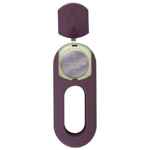 Фиолетовый вибратор для ношения в трусиках ARIVA RC Panty Vibrator