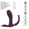 Фиолетовый вибратор для ношения в трусиках ARIVA RC Panty Vibrator