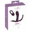 Фиолетовый вибратор для ношения в трусиках ARIVA RC Panty Vibrator