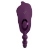 Фиолетовый вибратор для ношения в трусиках ARIVA RC Panty Vibrator