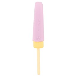 Сиреневый мини-вибратор в форме пломбира Vibrating Popsicle