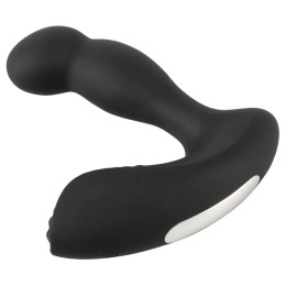 Черный вибростимулятор простаты RC Prostate Massager - 13,1 см.