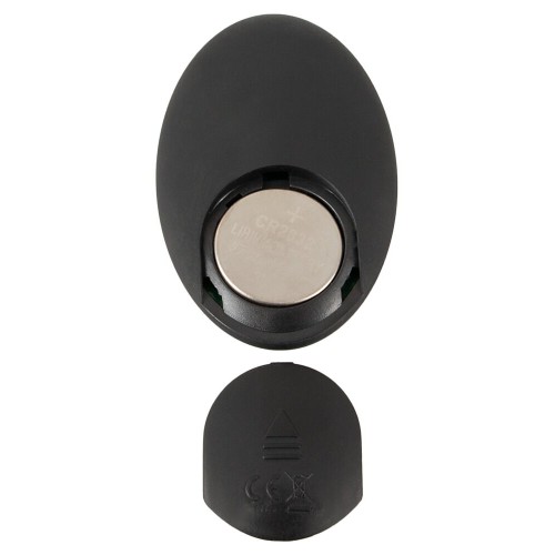 Черный вибростимулятор простаты RC Prostate Massager - 13,1 см.