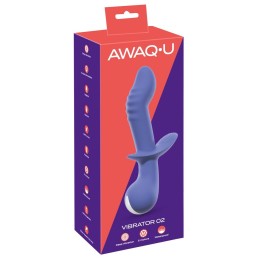 Сиреневый вибратор AWAQ.U Vibrator 02 - 21,6 см.