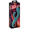 Бирюзовый вибратор-кролик The Magician Rabbit Vibrator - 22,5 см.