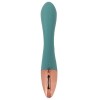 Бирюзовый вибратор-кролик The Magician Rabbit Vibrator - 22,5 см.