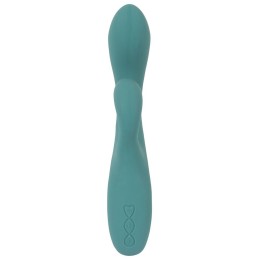 Бирюзовый вибратор-кролик The Magician Rabbit Vibrator - 22,5 см.