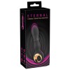 Черный вибратор с мощной поступательной стимуляцией Strong Thrusting Vibrator
