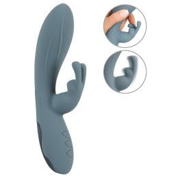 Силиконовый вибратор-кролик VELINA Rabbit Vibrator - 20 см.