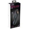 Черный вибратор-кролик с электростимуляцией E-Stim Rabbit Vibrator - 20,5 см.