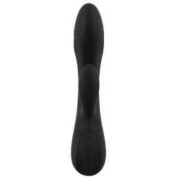 Черный вибратор-кролик с электростимуляцией E-Stim Rabbit Vibrator - 20,5 см.