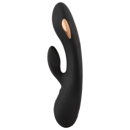 Черный вибратор-кролик с электростимуляцией E-Stim Rabbit Vibrator - 20,5 см.