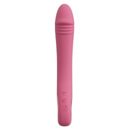 Розовый тонкий вибратор для точки G Slim G-Spot Rose - 21,4 см.