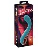 Бирюзовый вибратор для точки G The Magician G-Spot Vibrator - 19 см.
