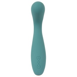 Бирюзовый вибратор для точки G The Magician G-Spot Vibrator - 19 см.