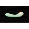 Люминесцентный вибратор для точки G Glow in the dark G-Spot - 17,9 см.
