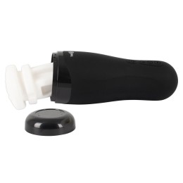 Черный вибромастурбатор с подогревом Masturbator with 3 Functions