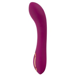 Лиловый вибратор с функцией расширения Inflatable Vibrator - 21,1 см.