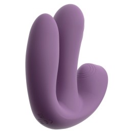 Фиолетовый тройной вибратор MIREVA RC Triple Hands-Free Vibrator