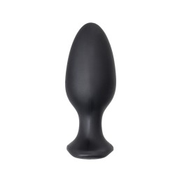 Черная анальная вибропробка HUSH 2 Size L - 12,1 см.