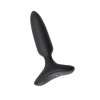 Черная анальная вибропробка HUSH 2 Size S - 12,1 см.