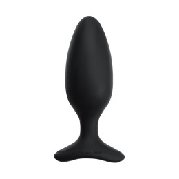 Черная анальная втулка LOVENSE Hush 2 (M) - 13,5 см.