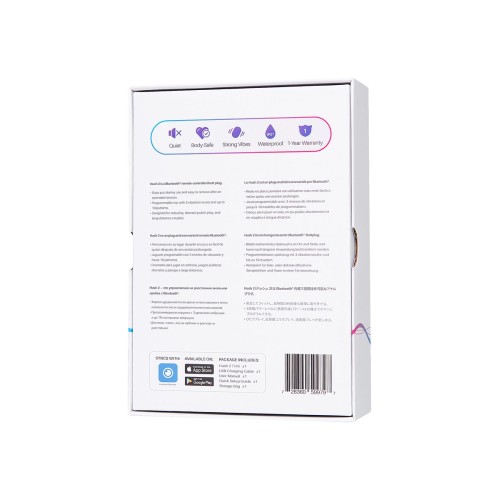 Черная анальная втулка Hush 2 (XS) - 12,1 см.