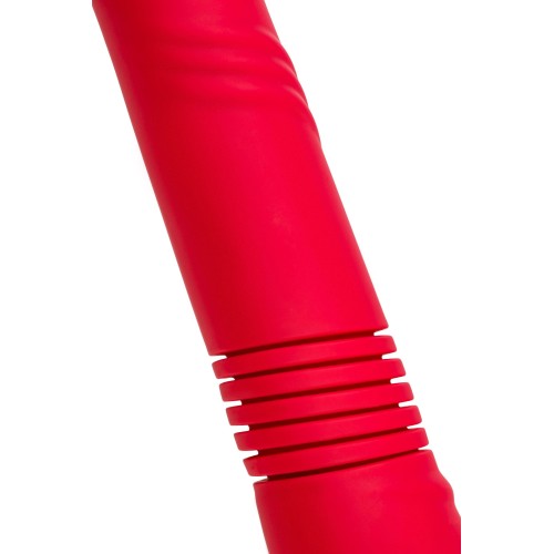 Красный пульсатор Gravity со съемной присоской - 25,9 см.