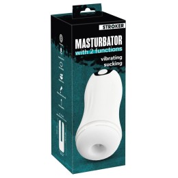 Белый мастурбатор Masturbator with 2 functions