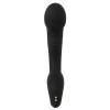 Черный силиконовый вибратор G & P-Spot Vibrator - 16,8 см.