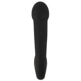 Черный силиконовый вибратор G & P-Spot Vibrator - 16,8 см.