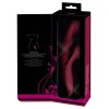 Малиновый вибратор-кролик с функцией постукивания 2 Function Rabbit Vibrator - 22,3 см.