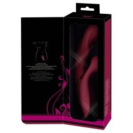 Малиновый вибратор-кролик с функцией постукивания 2 Function Rabbit Vibrator - 22,3 см.