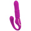 Лиловый вибратор 3 Function Vibrator с функцией фрикций и постукиванием