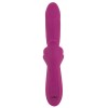 Лиловый вибратор-кролик 4 Function Vibrator - 24 см.