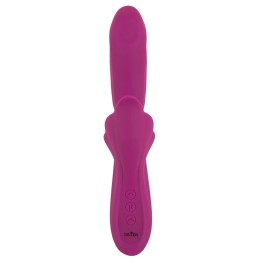 Лиловый вибратор-кролик 4 Function Vibrator - 24 см.