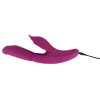 Лиловый вибратор-кролик 4 Function Vibrator - 24 см.