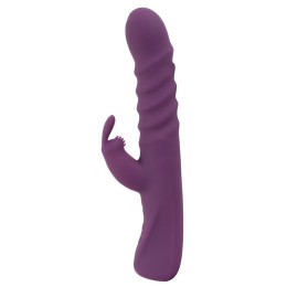 Фиолетовый вибратор-кролик 2 Function Rabbit Vibrator - 23,7 см.