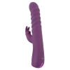 Фиолетовый вибратор-кролик 2 Function Rabbit Vibrator - 23,7 см.