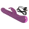 Фиолетовый вибратор-кролик 2 Function Rabbit Vibrator - 23,7 см.