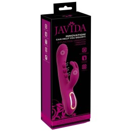 Лиловый вибратор-кролик 2 Function Vibrator Squirting - 22,5 см.